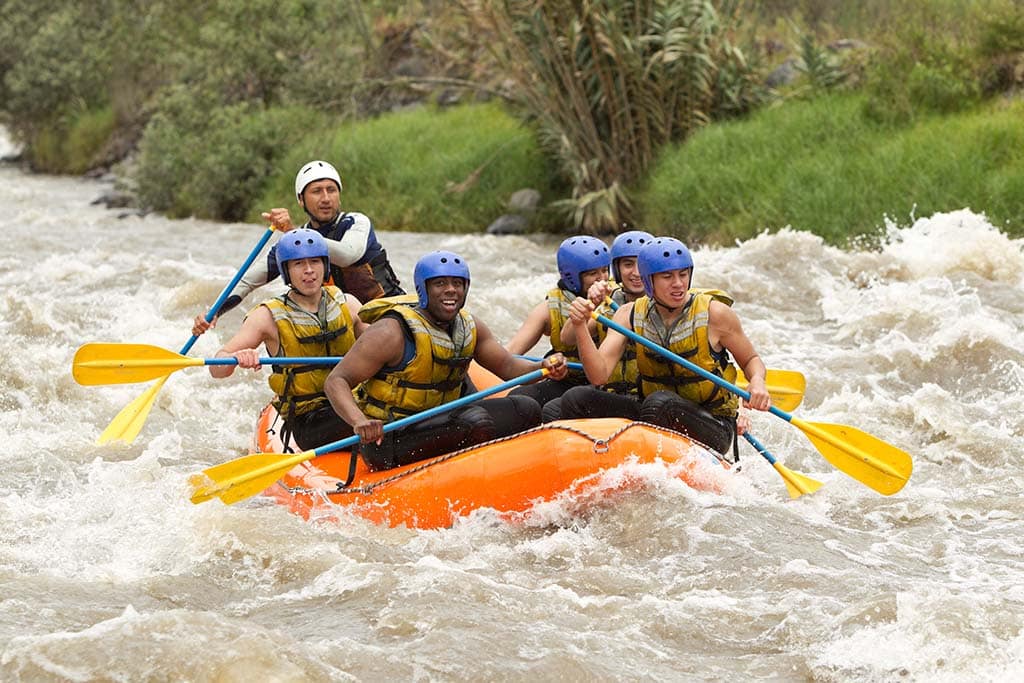 Whitewater rafting adventure